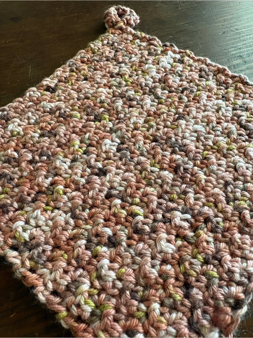 Handmade Crochet Pot Holder & Trivet | Cotton Kitchen Hot Pad